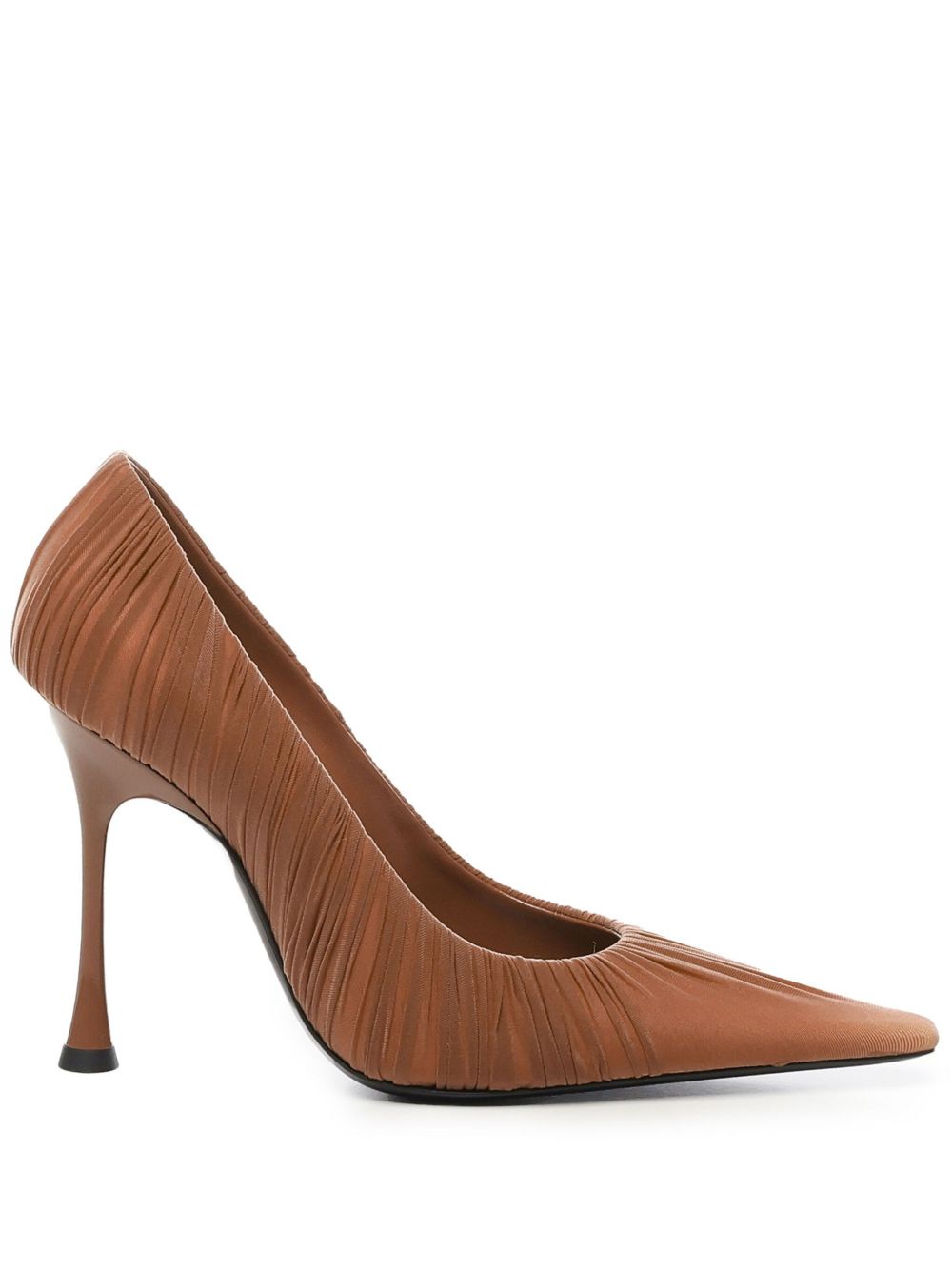 Saint Laurent Emmanuelle 高跟鞋（11厘米） - 褐色