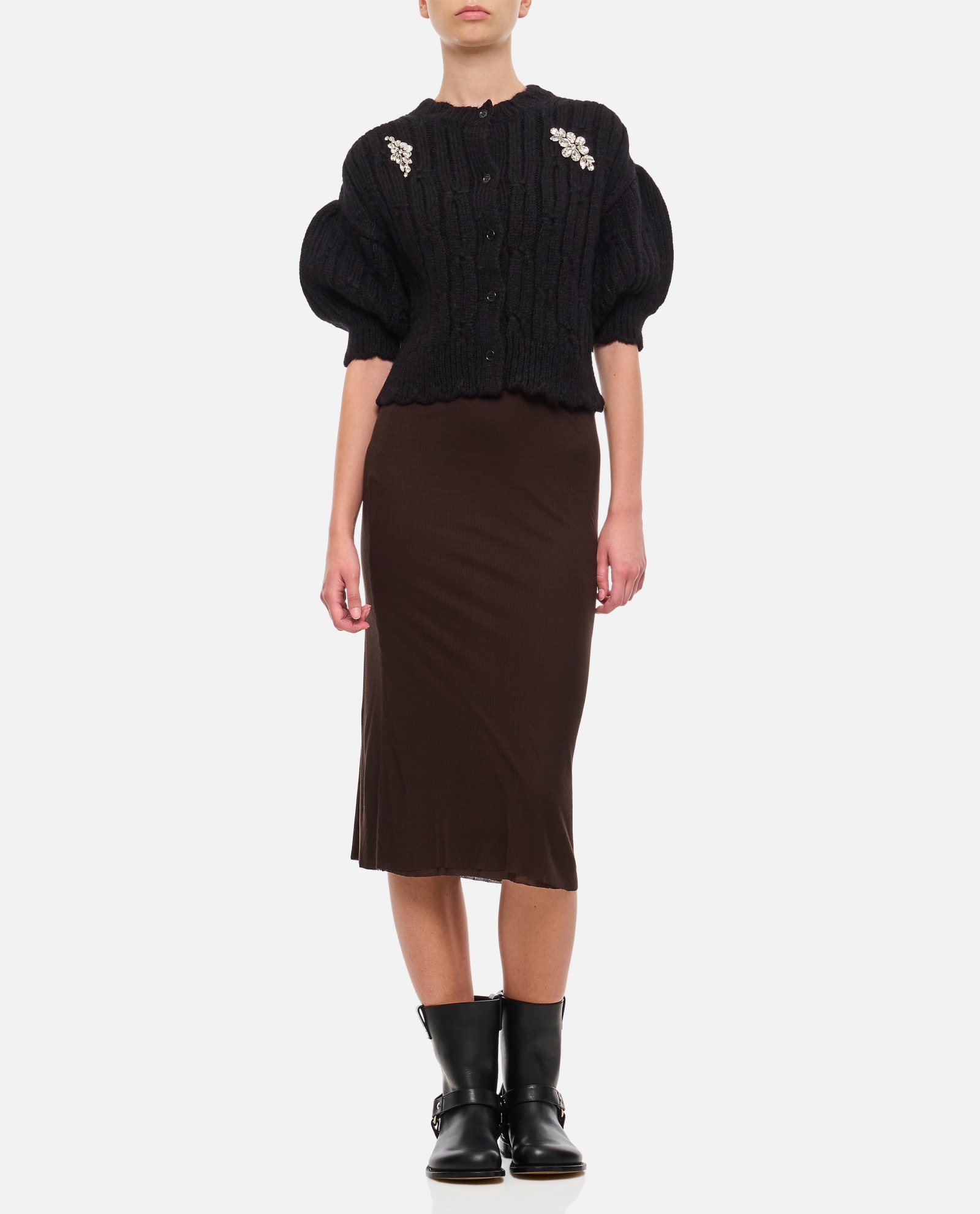Khaite Leema Midi Skirt