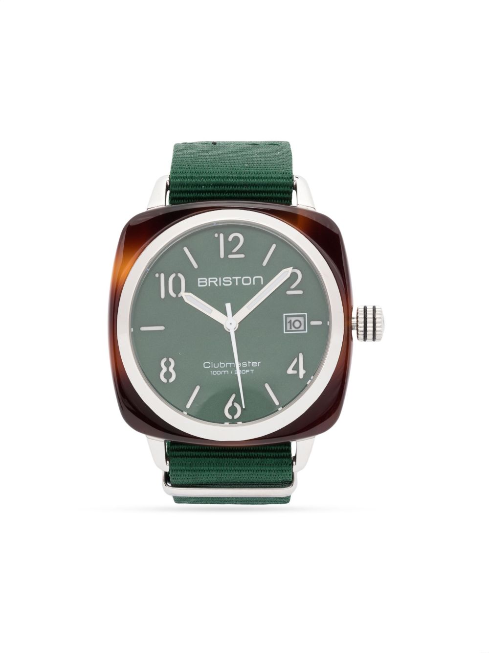 Briston Clubmaster Classic HMS Date 40毫米腕表 - 绿色