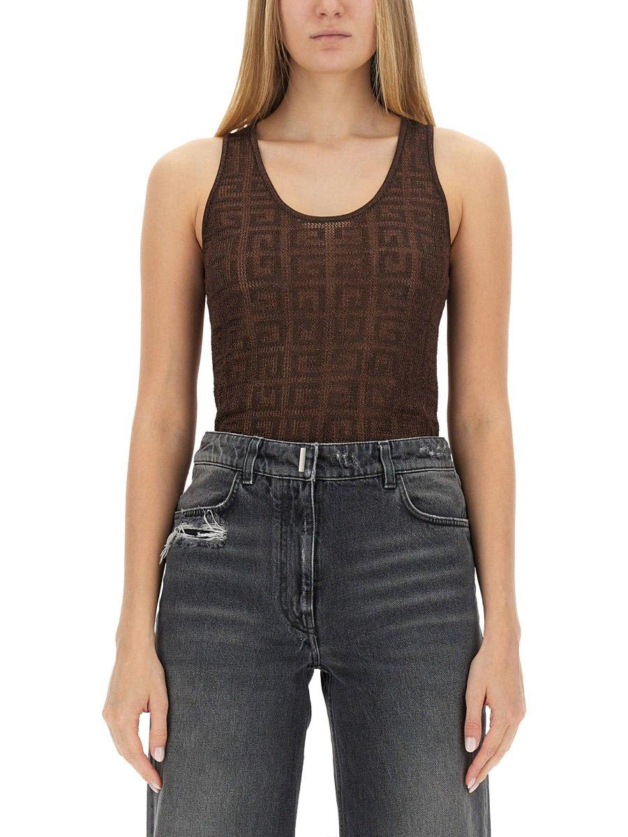 Givenchy Jacquard Knitted Tank Top
