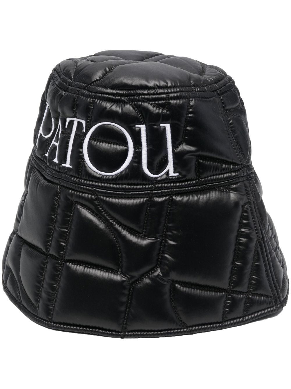 Patou logo刺绣渔夫帽 - 黑色