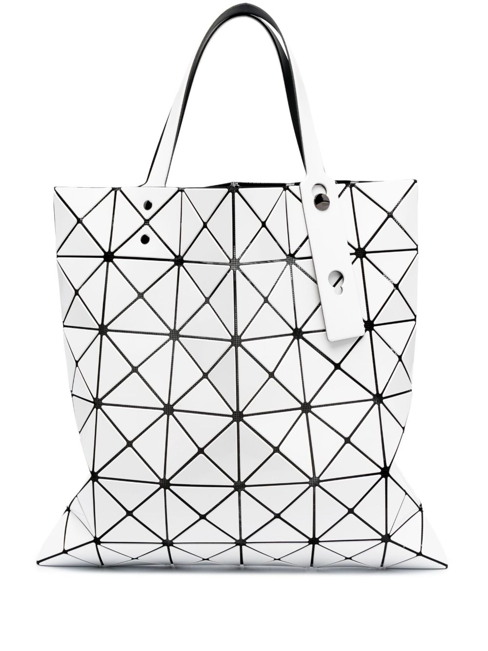 Bao Bao Issey Miyake 几何图案设计手提包 - 白色