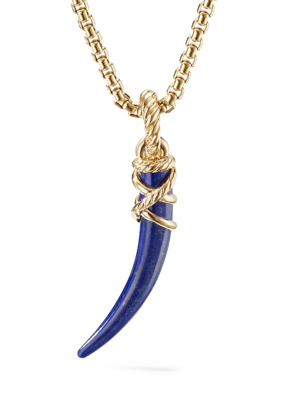 David Yurman Tusk Charm Enhancer 18K黄金吊饰 - 金色