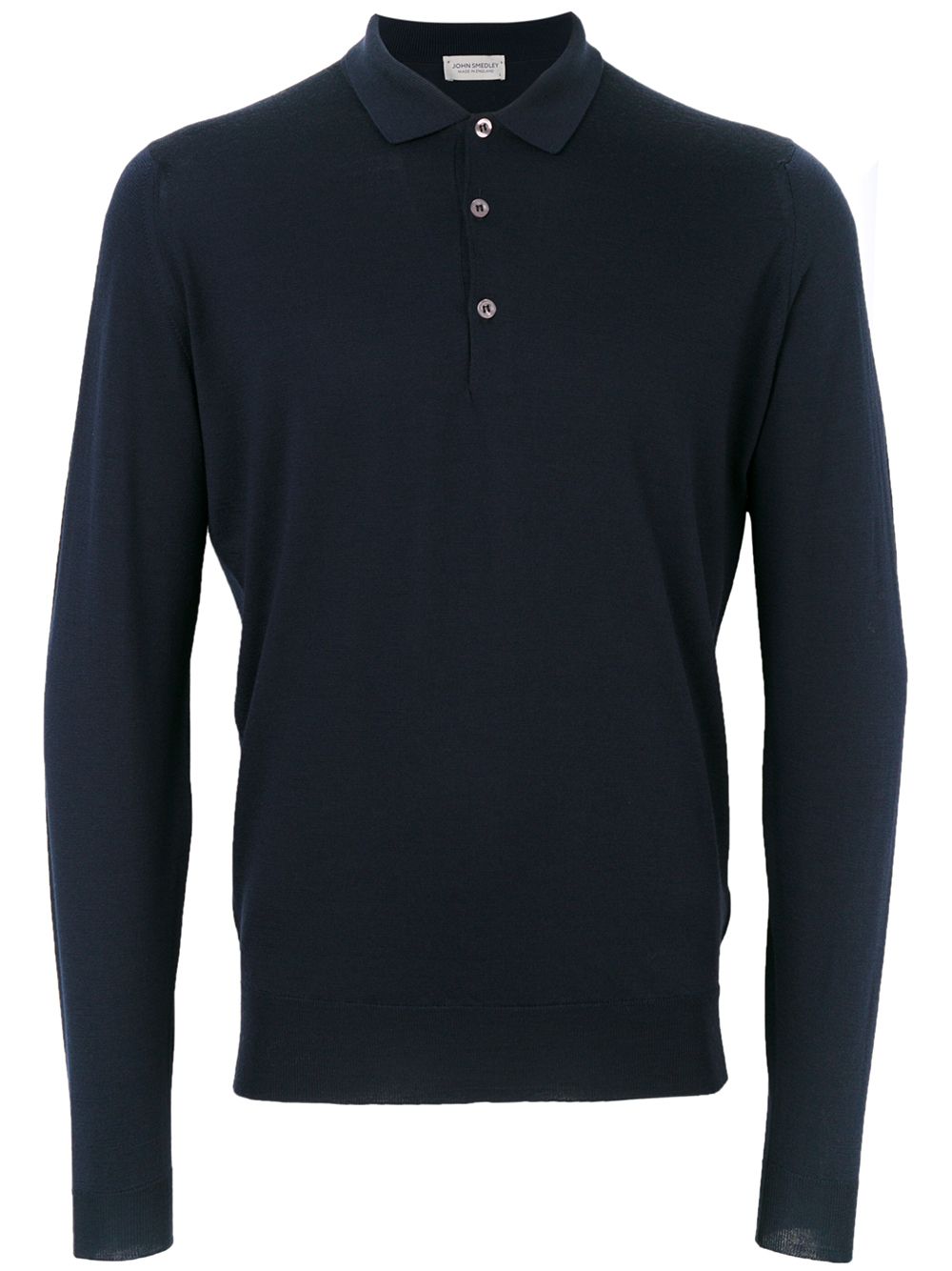 John Smedley Belper针织polo衫 - 蓝色