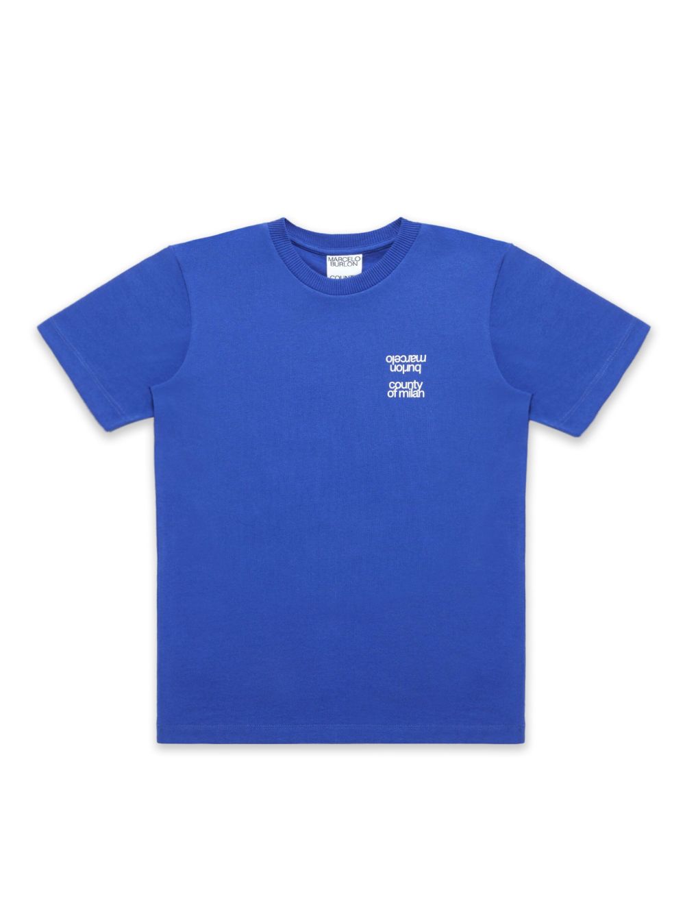 Marcelo Burlon County Of Milan Kids MBCM Panther 短袖T恤 - 蓝色