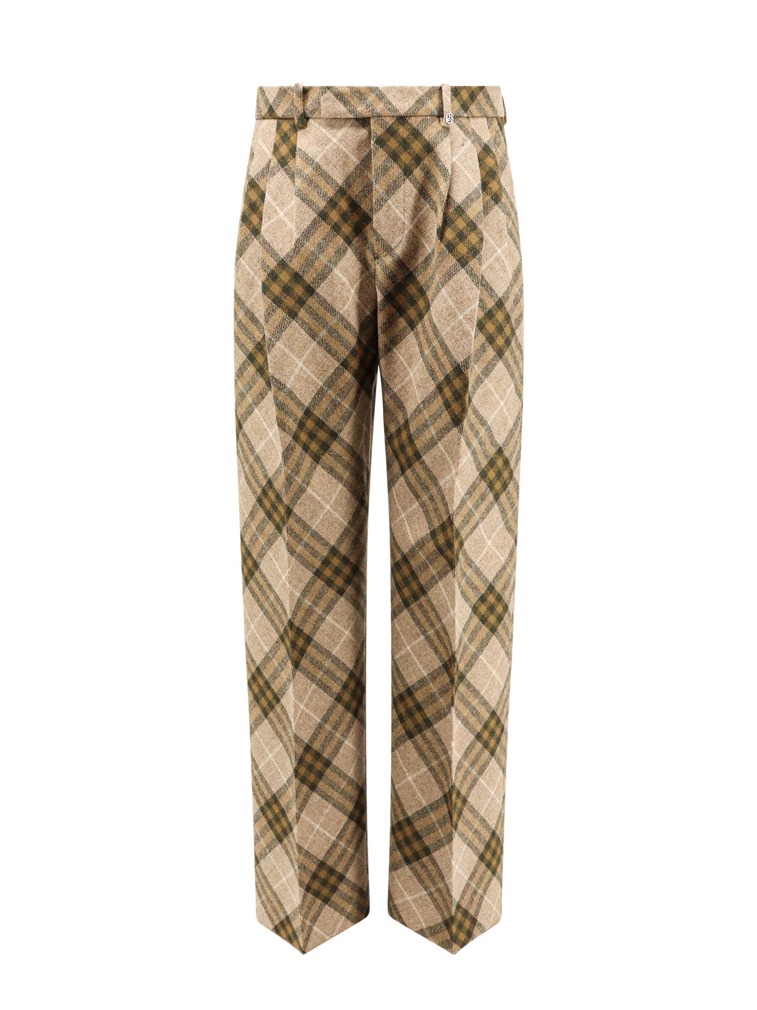 Burberry 米色羊毛裤