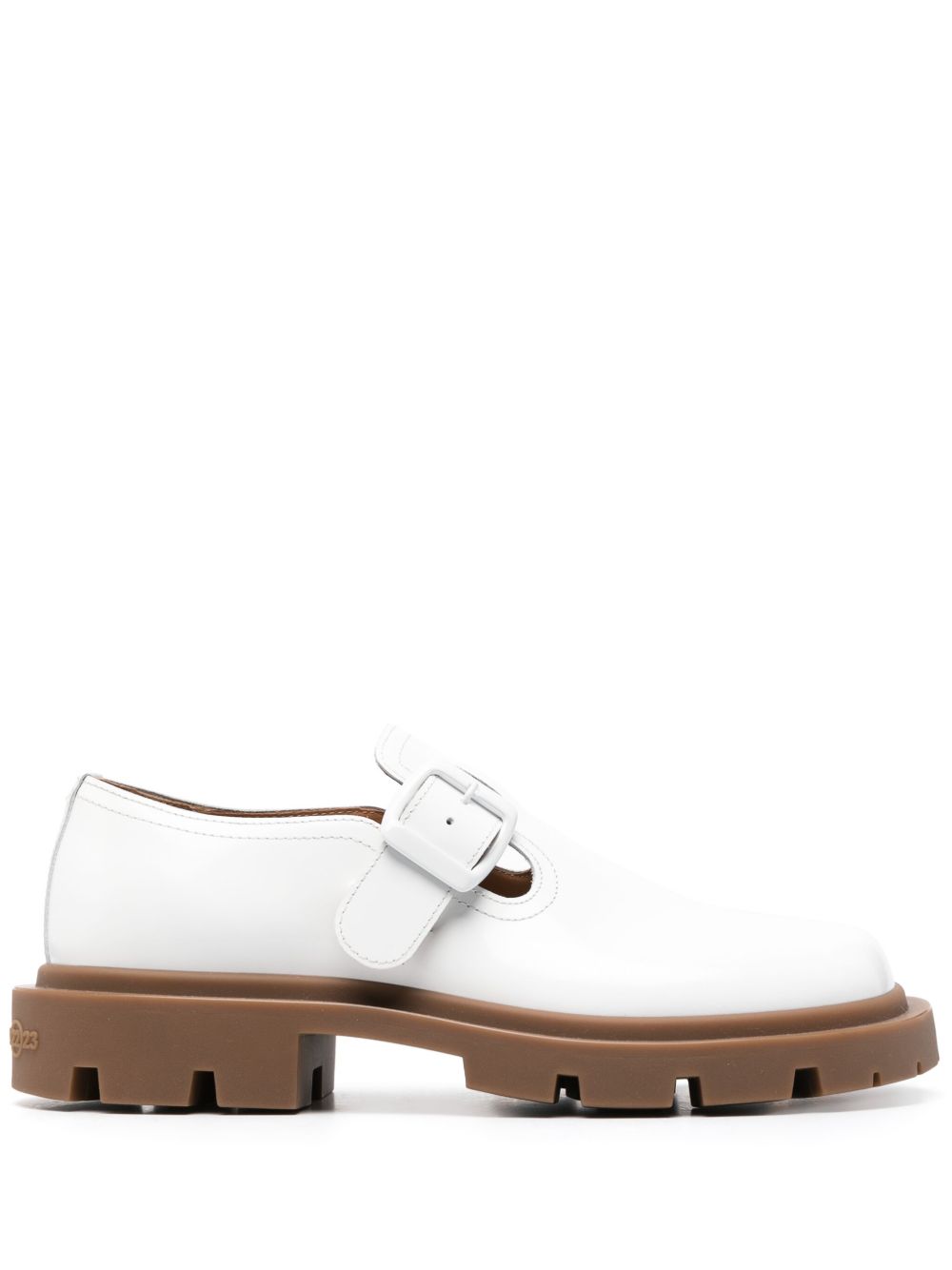 Maison Margiela Ivy 皮质乐福鞋 - 白色