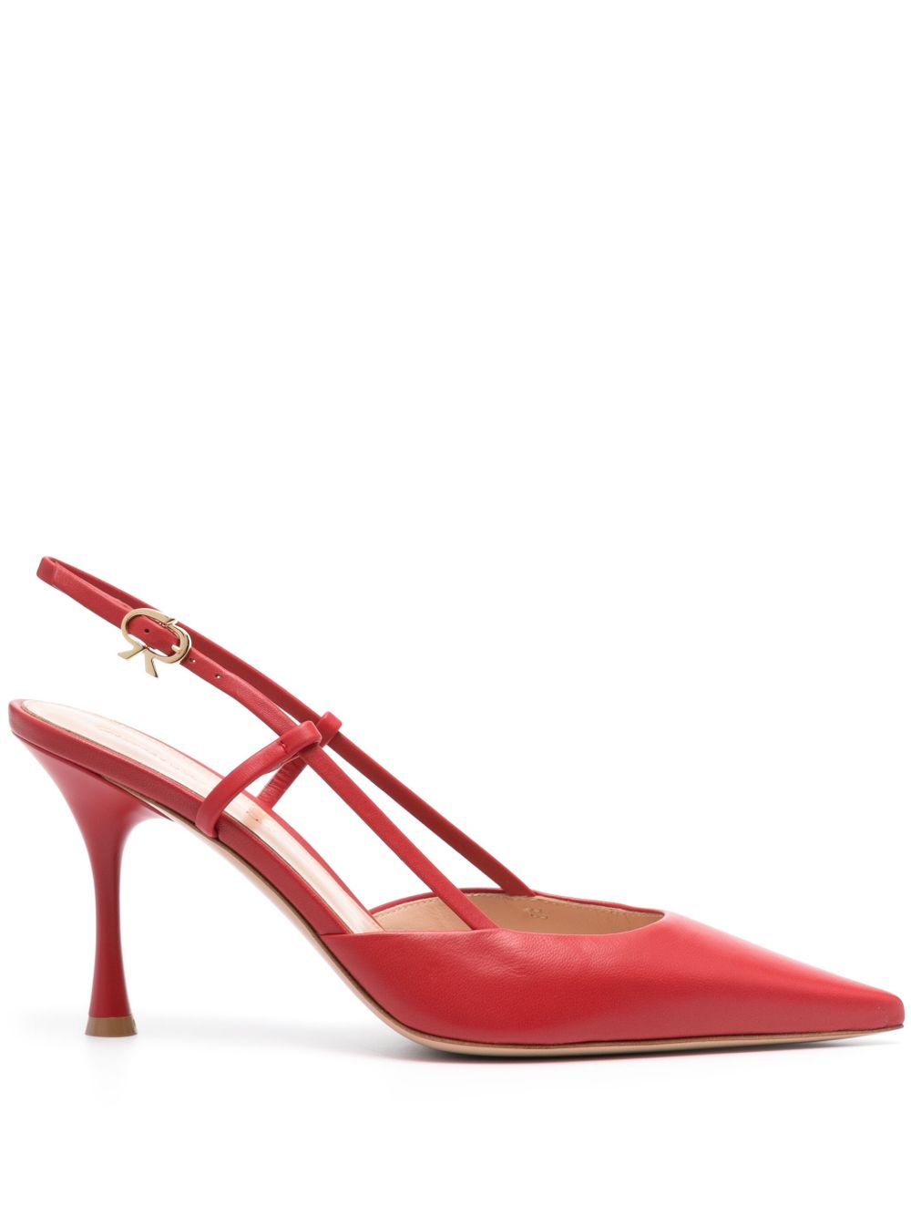 Gianvito Rossi Ascent 裹踝高跟鞋 - 红色