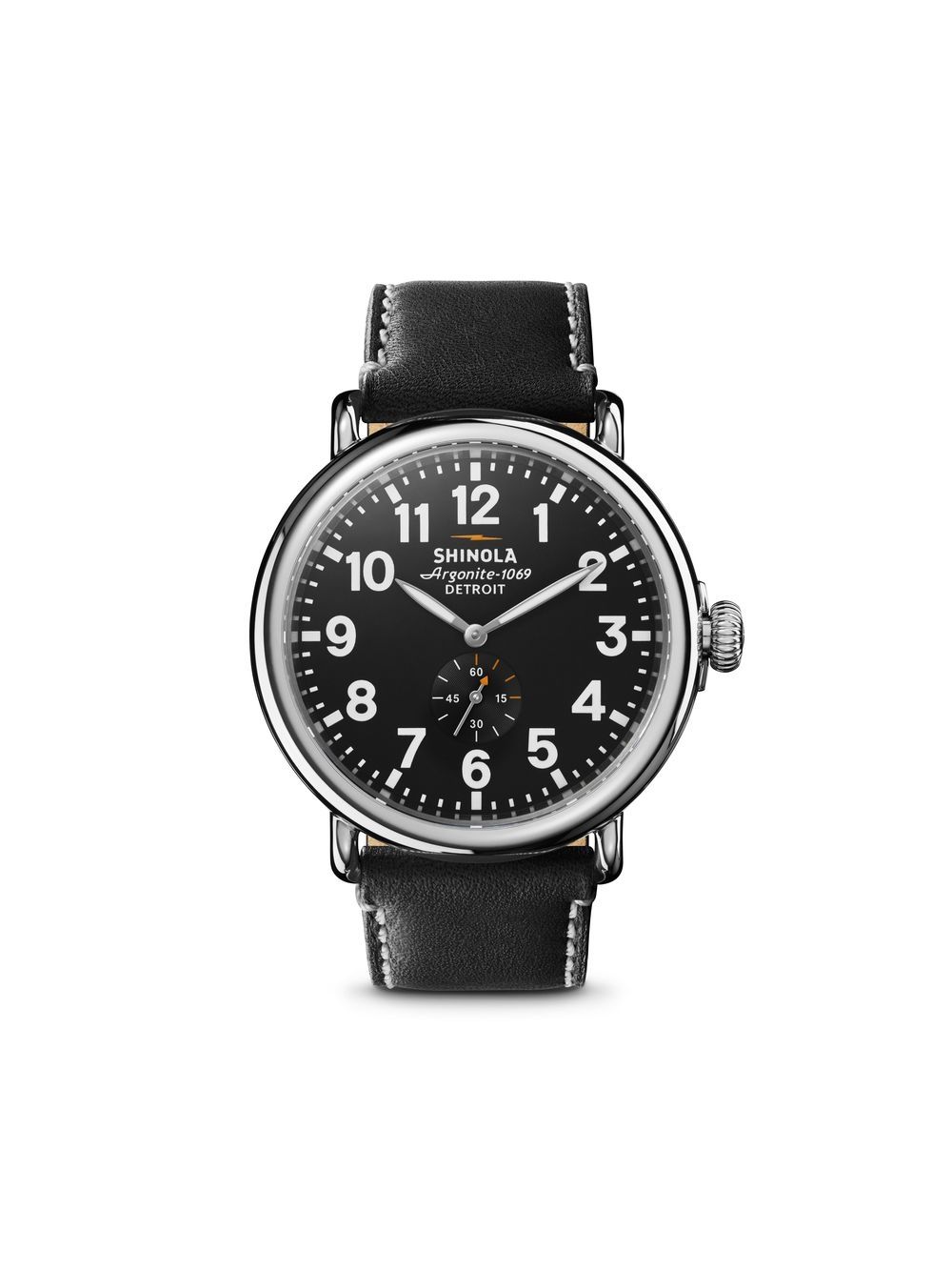 Shinola Runwell Sub Second 47毫米腕表 - 黑色