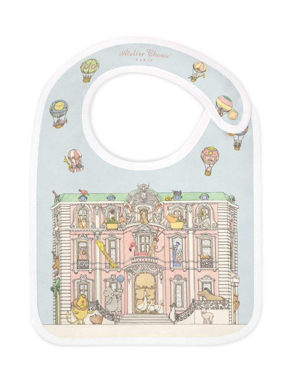 Atelier Choux Monceau Mansion 棉围兜 - 蓝色