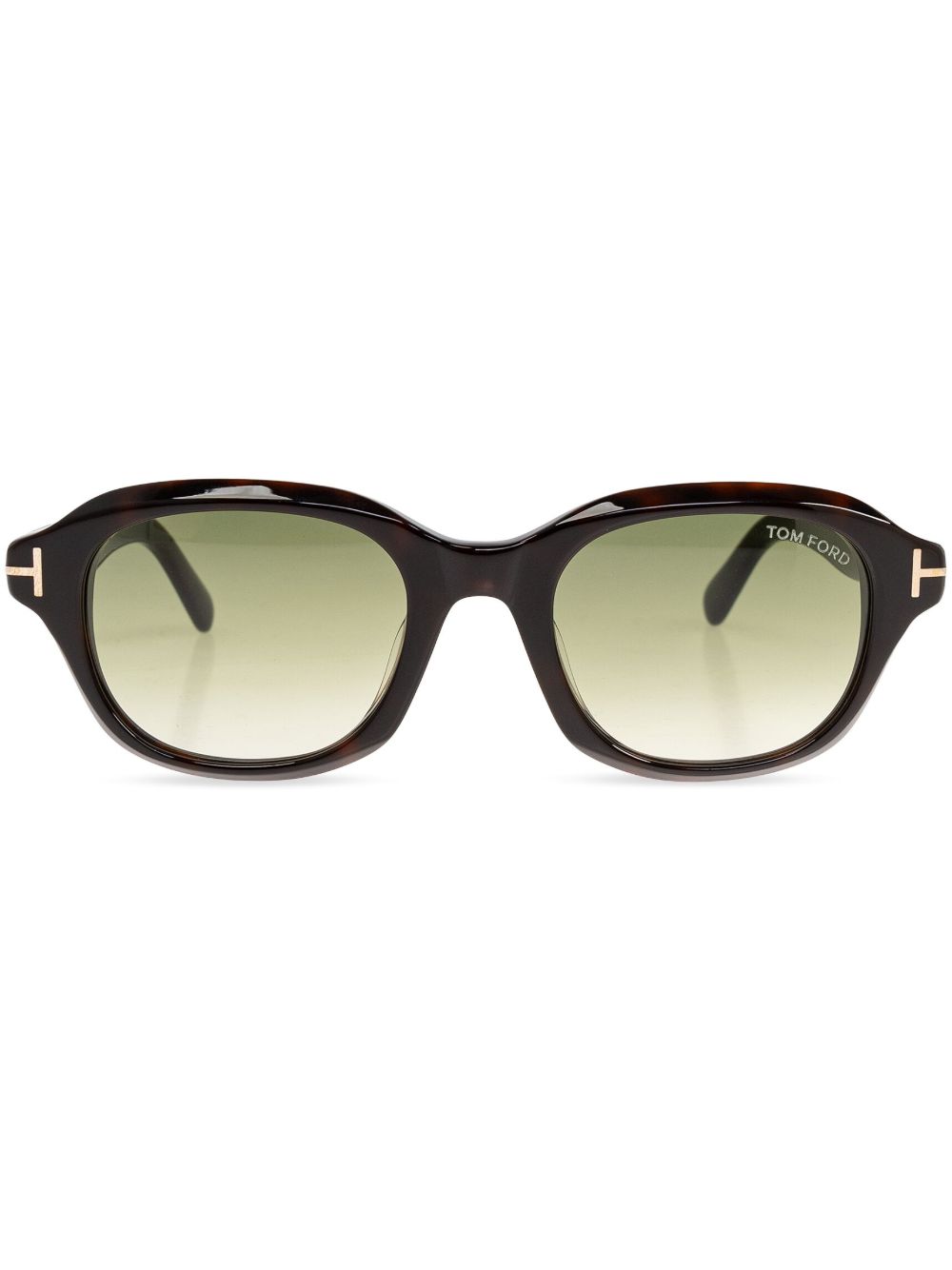 TOM FORD Eyewear 方框太阳眼镜 - 褐色