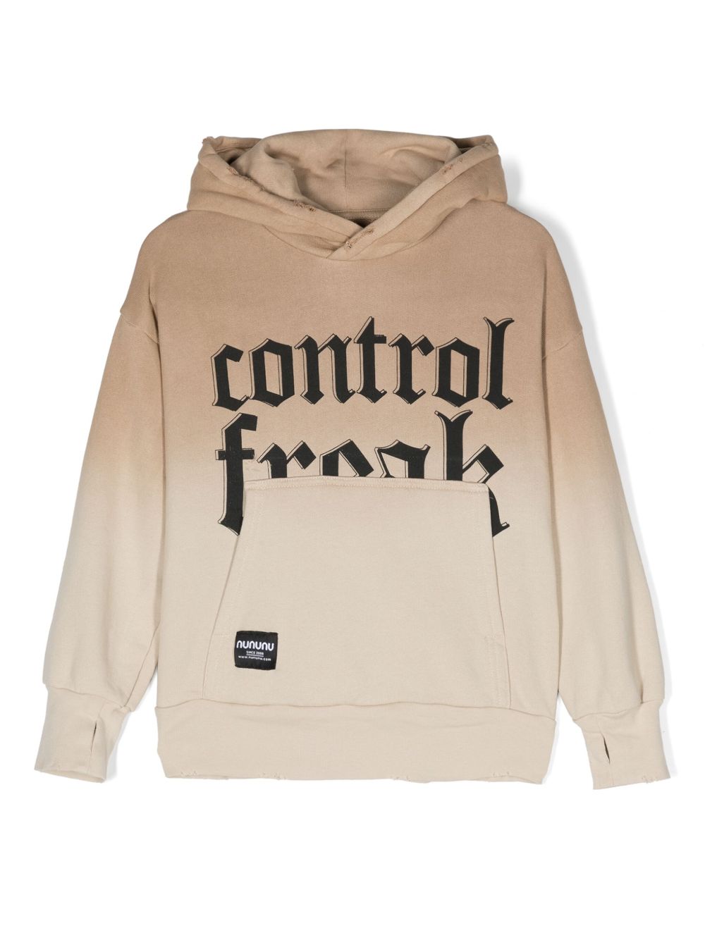 Nununu Control Freak 渐变色连帽衫 - 中性色