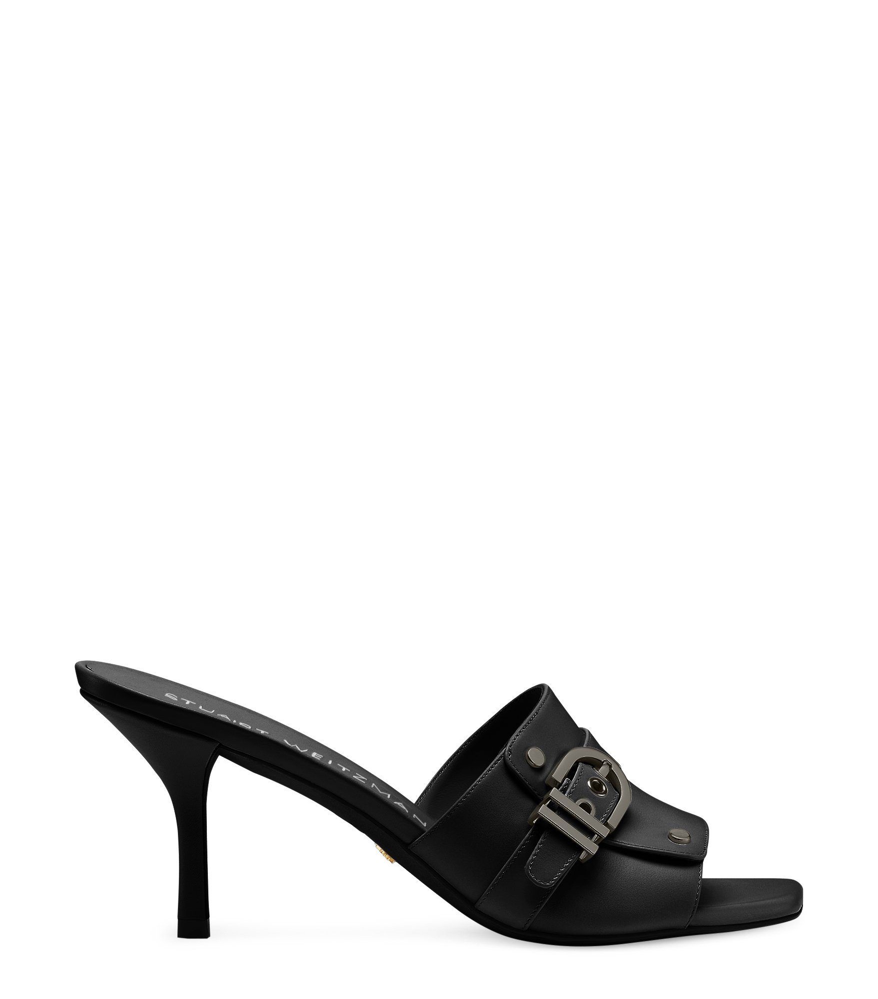 Stuart Weitzman Maverick 75 Slide - Woman Sandals Black 37