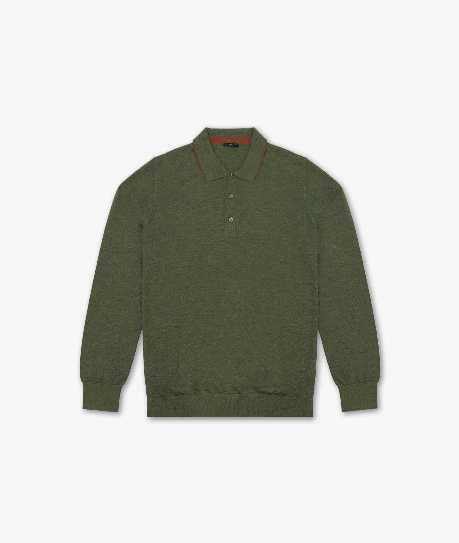 Larusmiani 长袖Polo毛衣