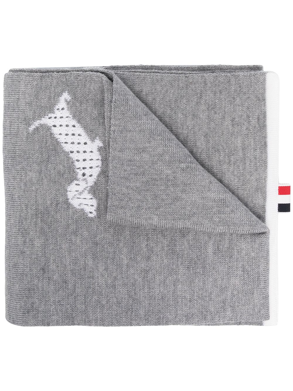 Thom Browne Hector 围巾 - 灰色