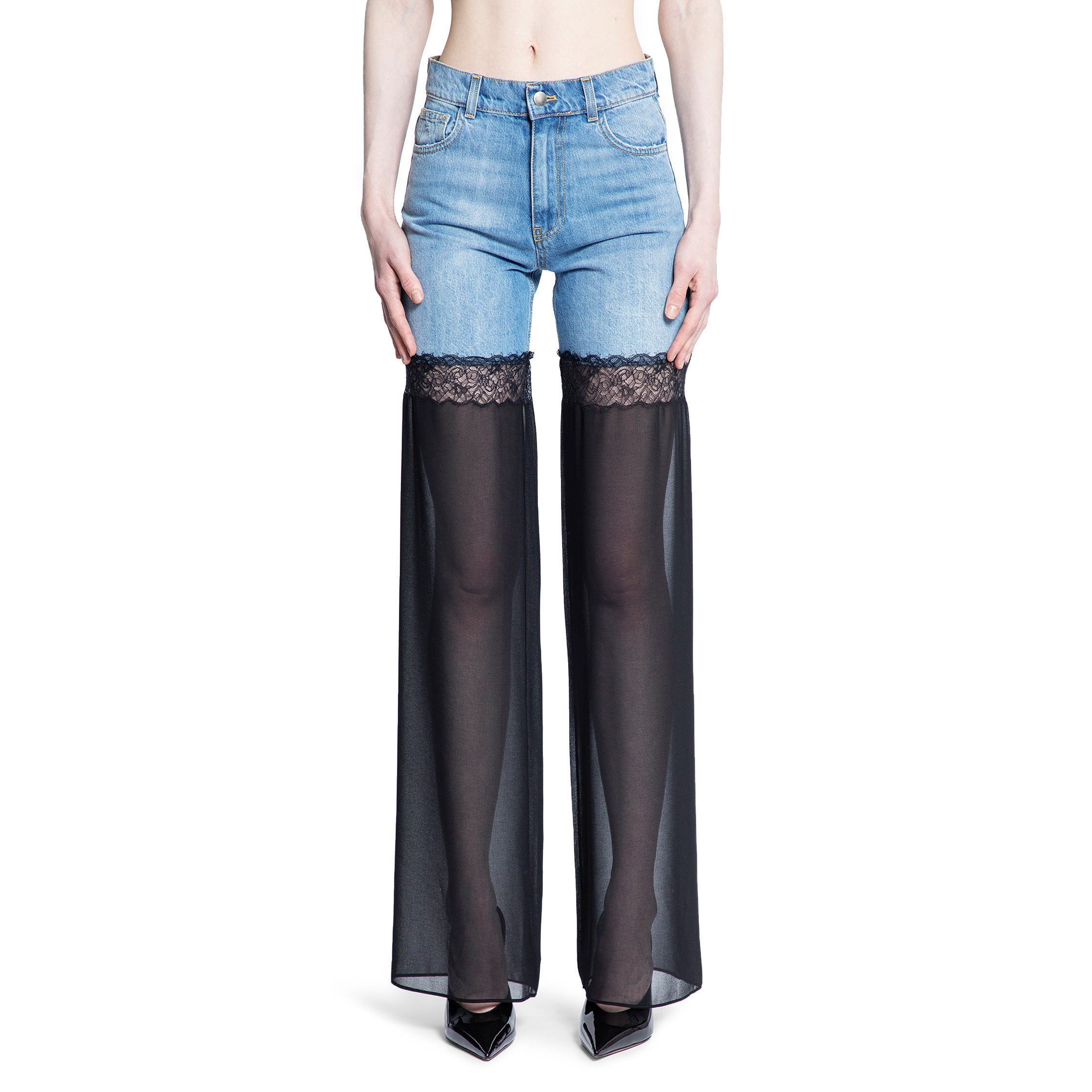 NENSI DOJAKA WOMAN MULTICOLOR JEANS