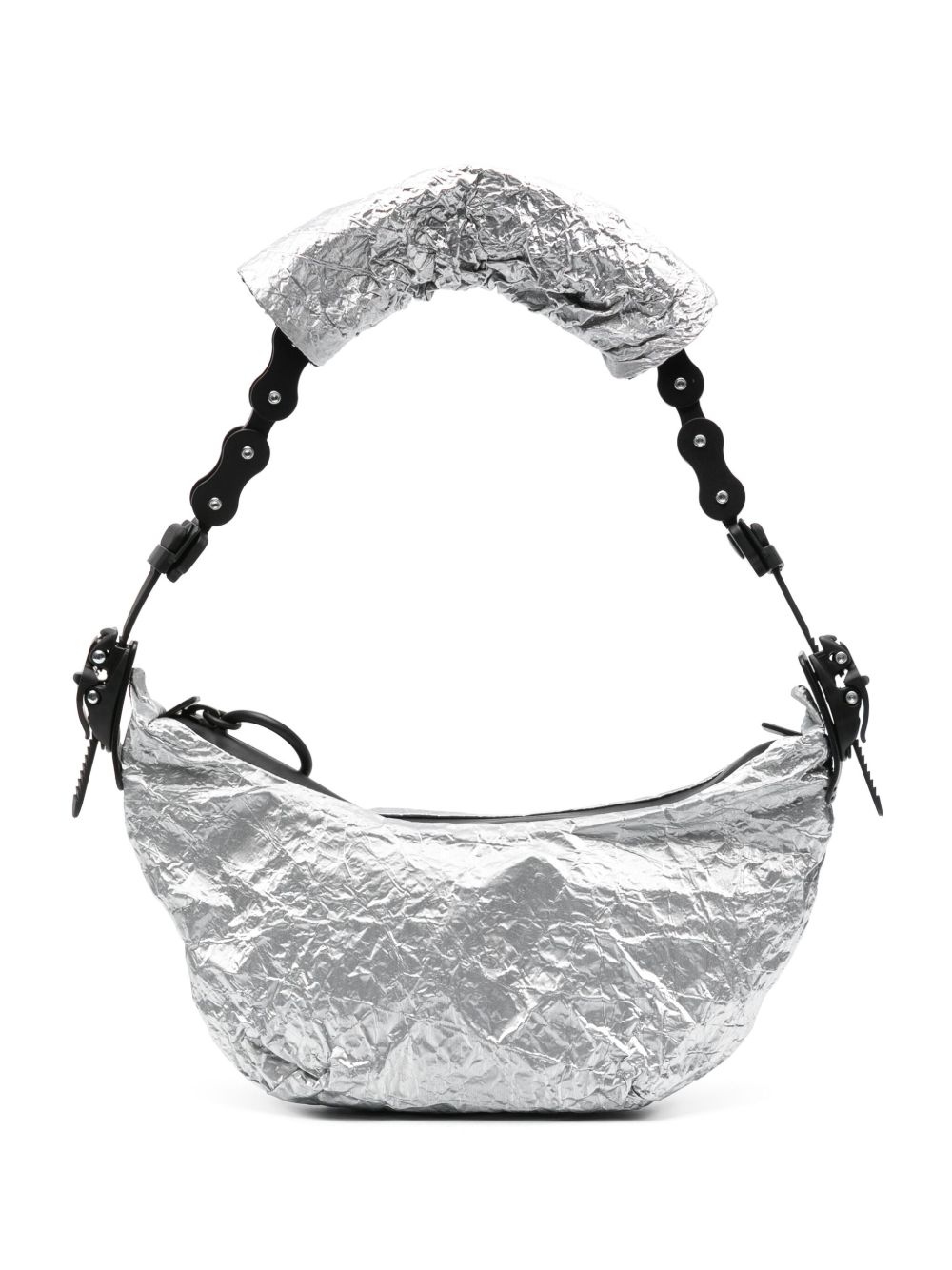 Innerraum Object HM0 褶皱效果单肩包 - 银色