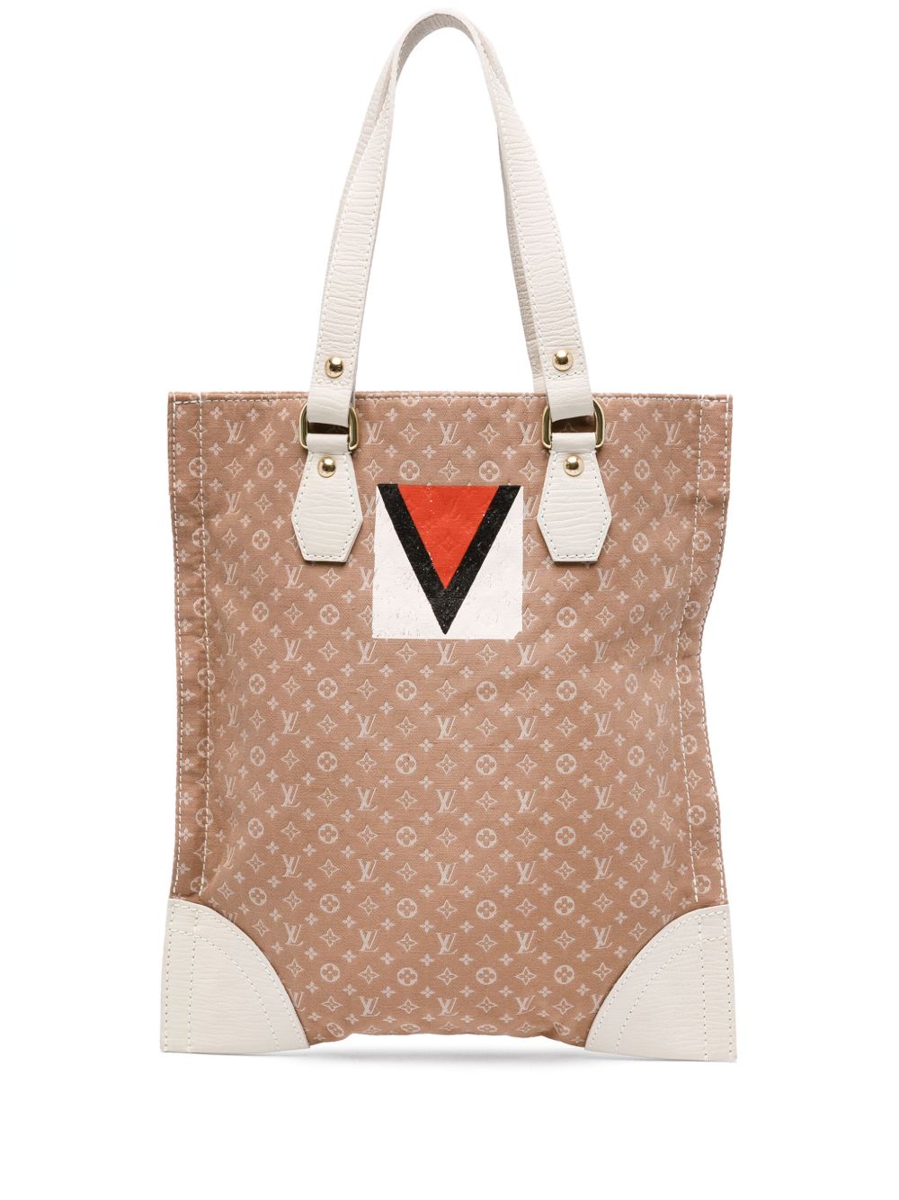 Louis Vuitton Pre-Owned Lin Monogram 迷你帆布托特包（2005年典藏款） - 褐色