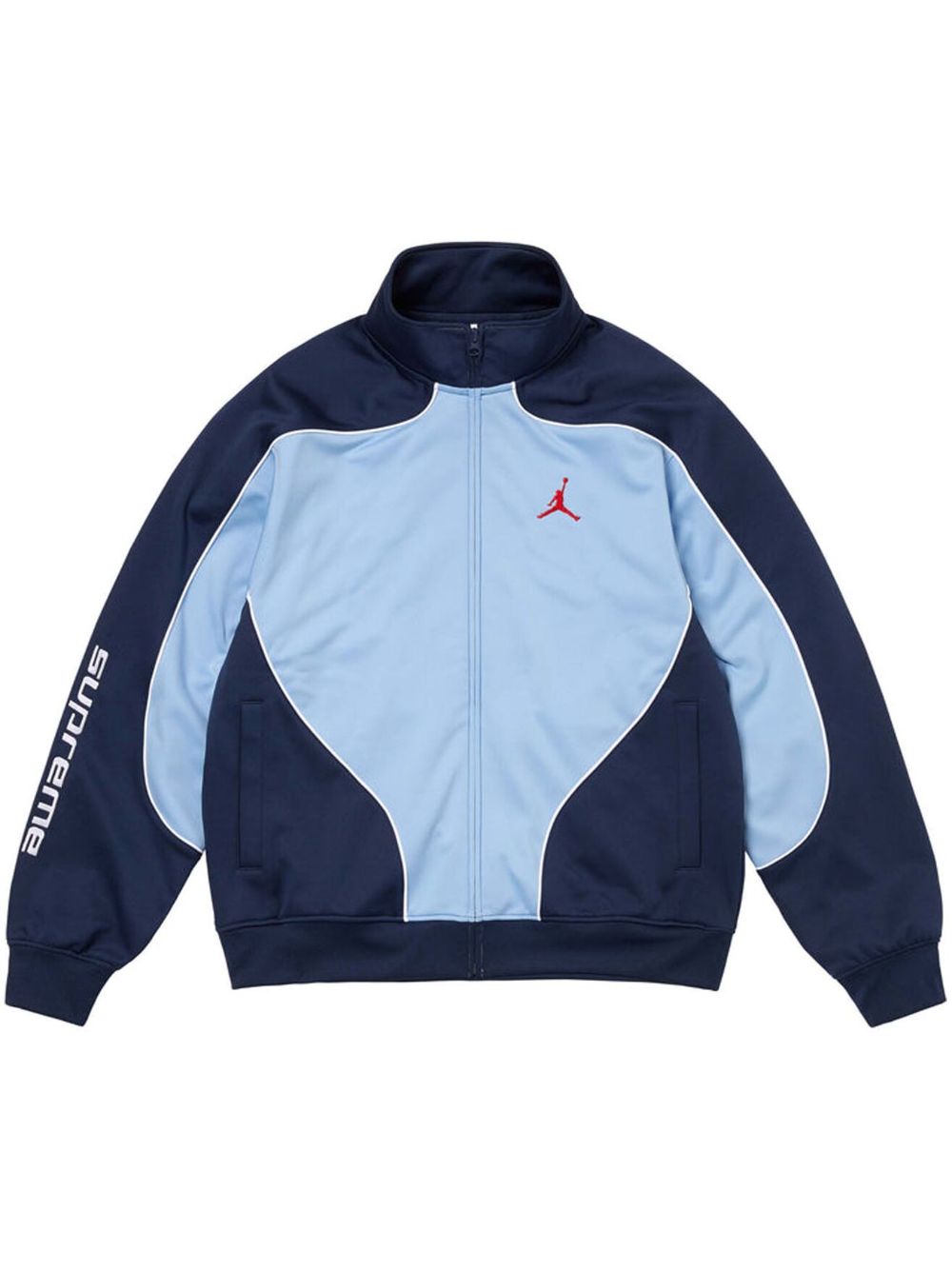 Supreme x Jordan Tricot 运动夹克 - 蓝色