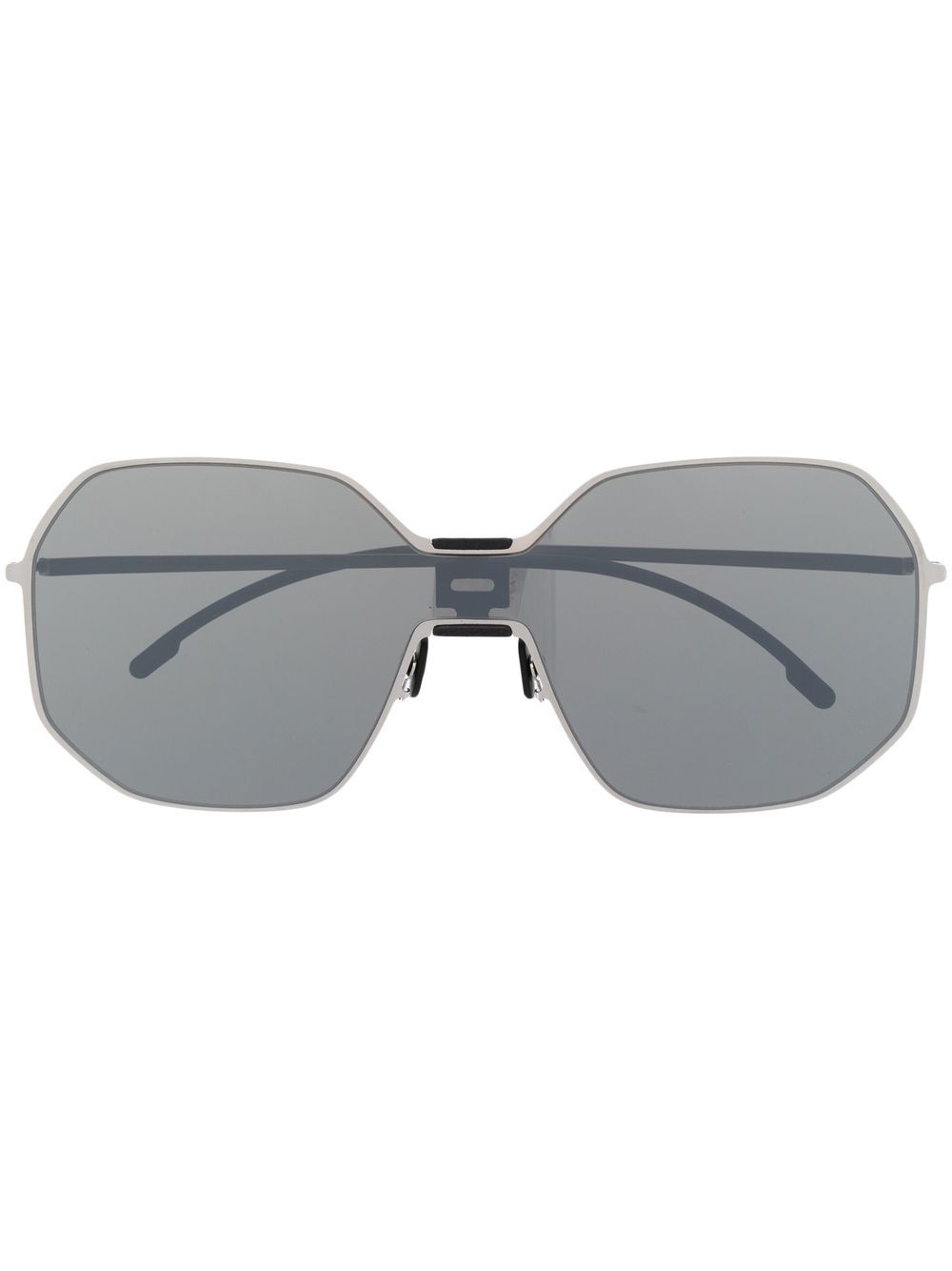 Mykita 有色镜片超大框太阳眼镜 - 灰色