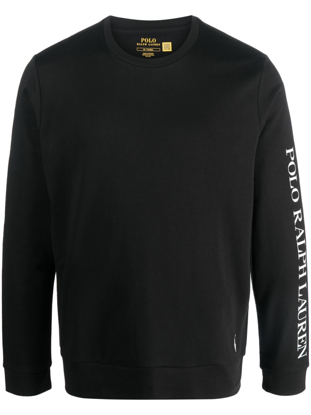 Polo Ralph Lauren logo印花睡衣上衣 - 黑色