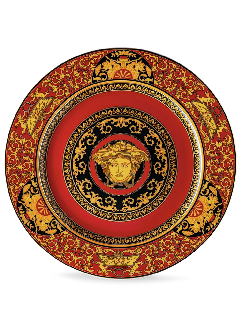 Versace 范思哲 Medusa 托盘 - 红色