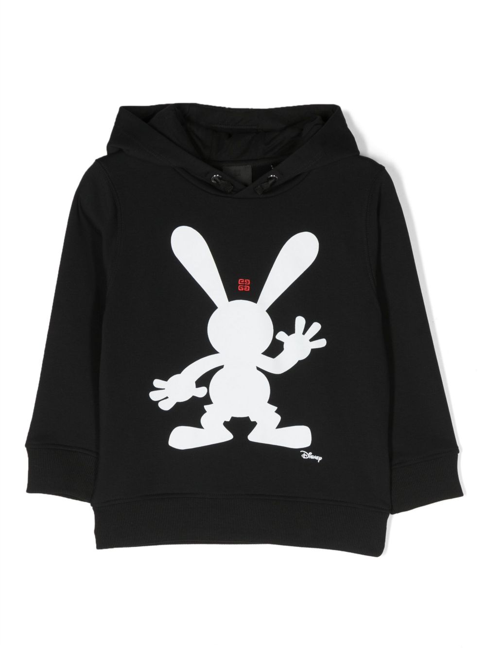 Givenchy Kids x Disney 图案印花连帽衫 - 黑色