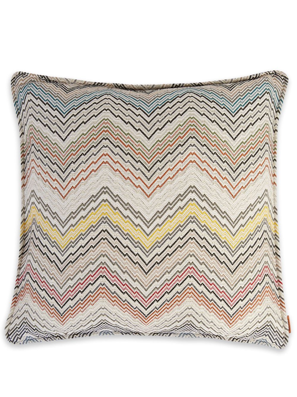 Missoni Home Milano Z字形图案编织小号抱枕 - 黑色
