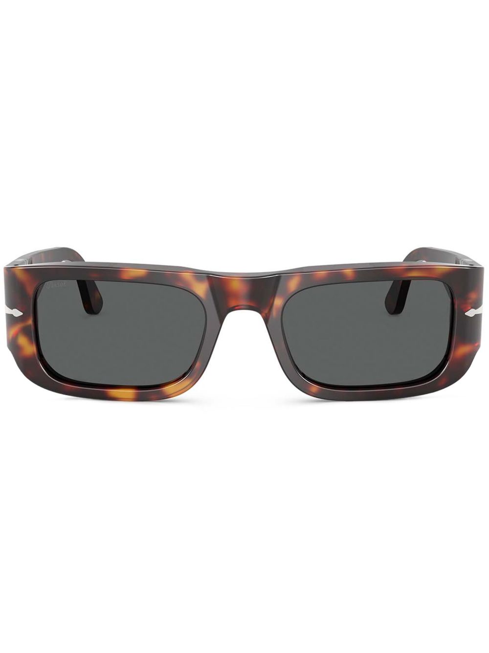 Persol 方框太阳眼镜 - 褐色