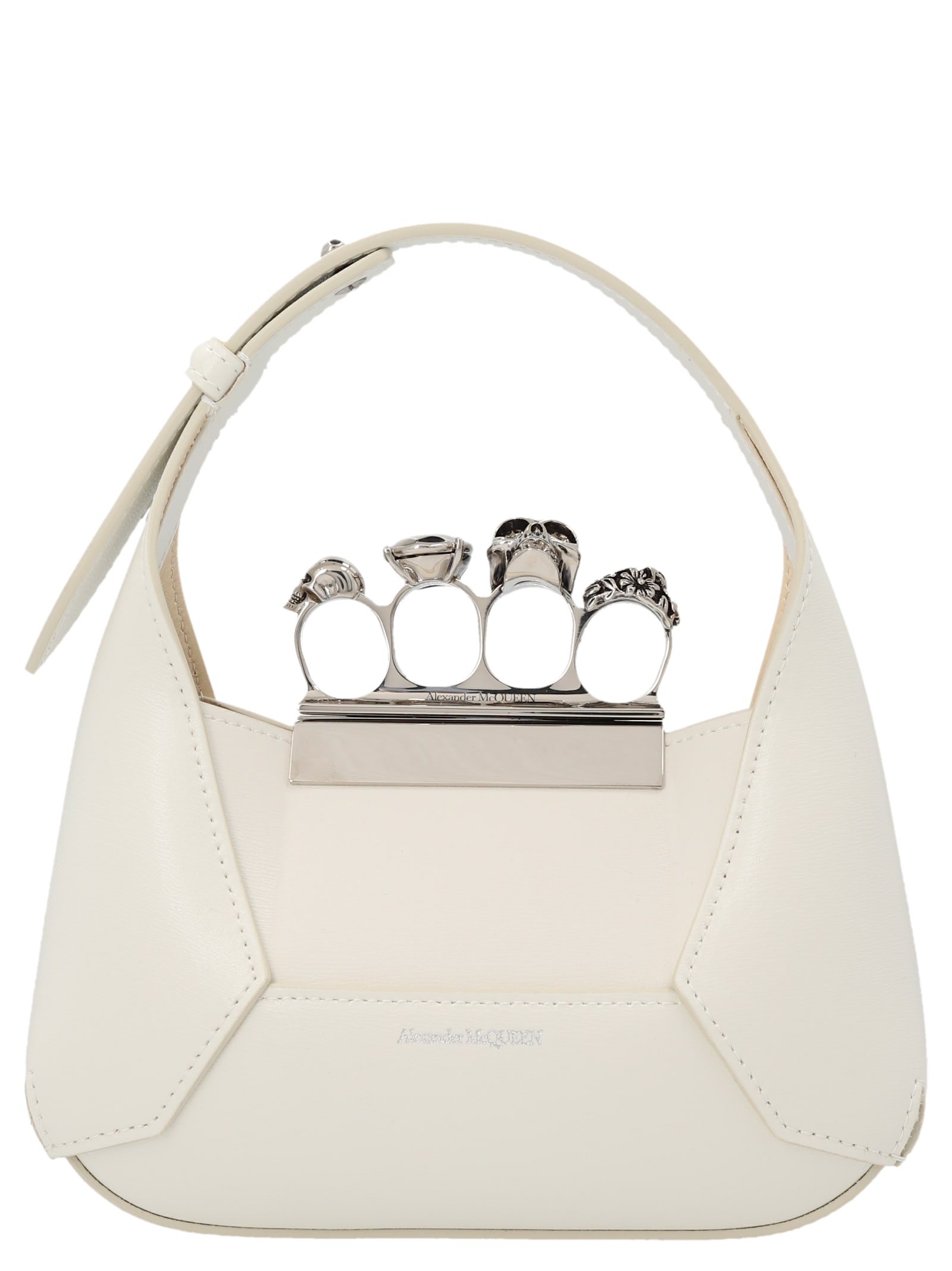 Alexander McQueen Jewelled Hobo Mini Handbag