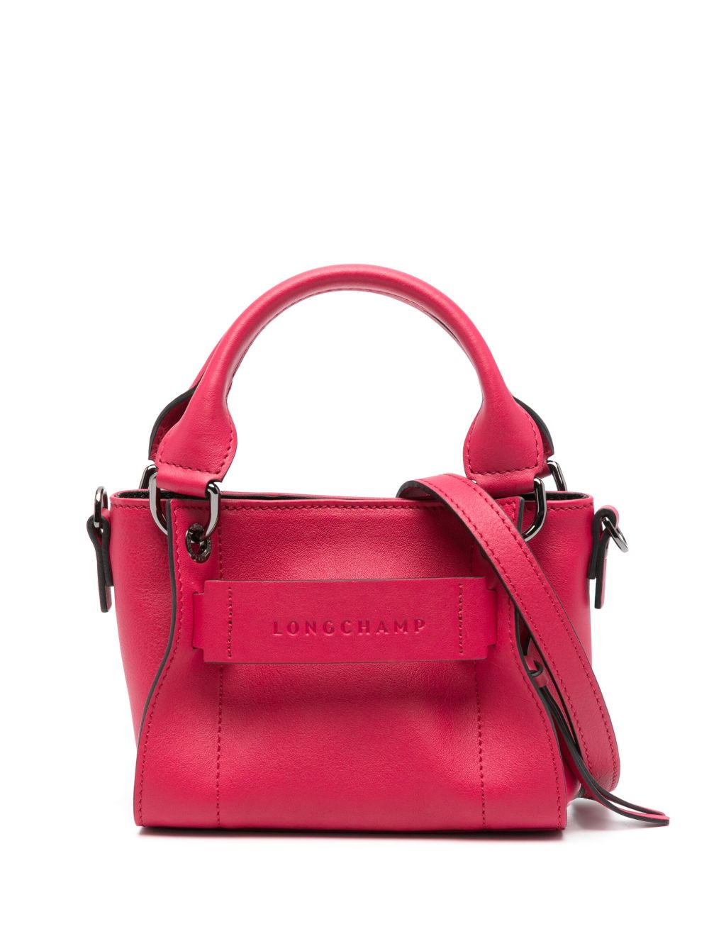 Longchamp 3D 迷你托特包 - 粉色