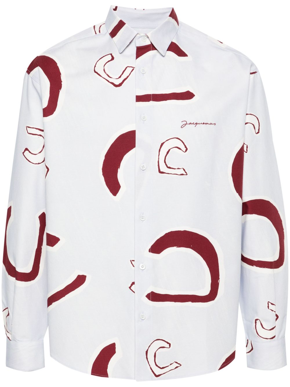 Jacquemus La chemise Simon 棉衬衫 - 蓝色