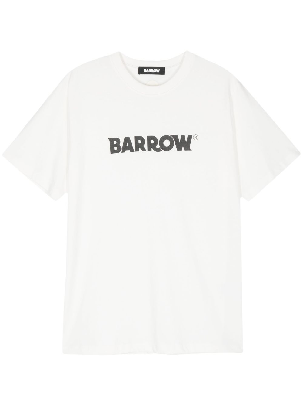 BARROW logo印花T恤 - 白色