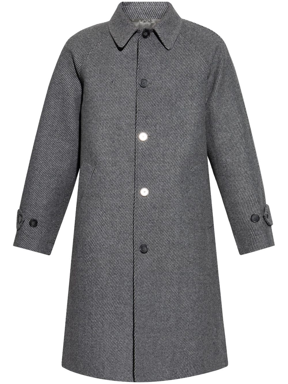Officine Generale 单排扣外套 - 灰色