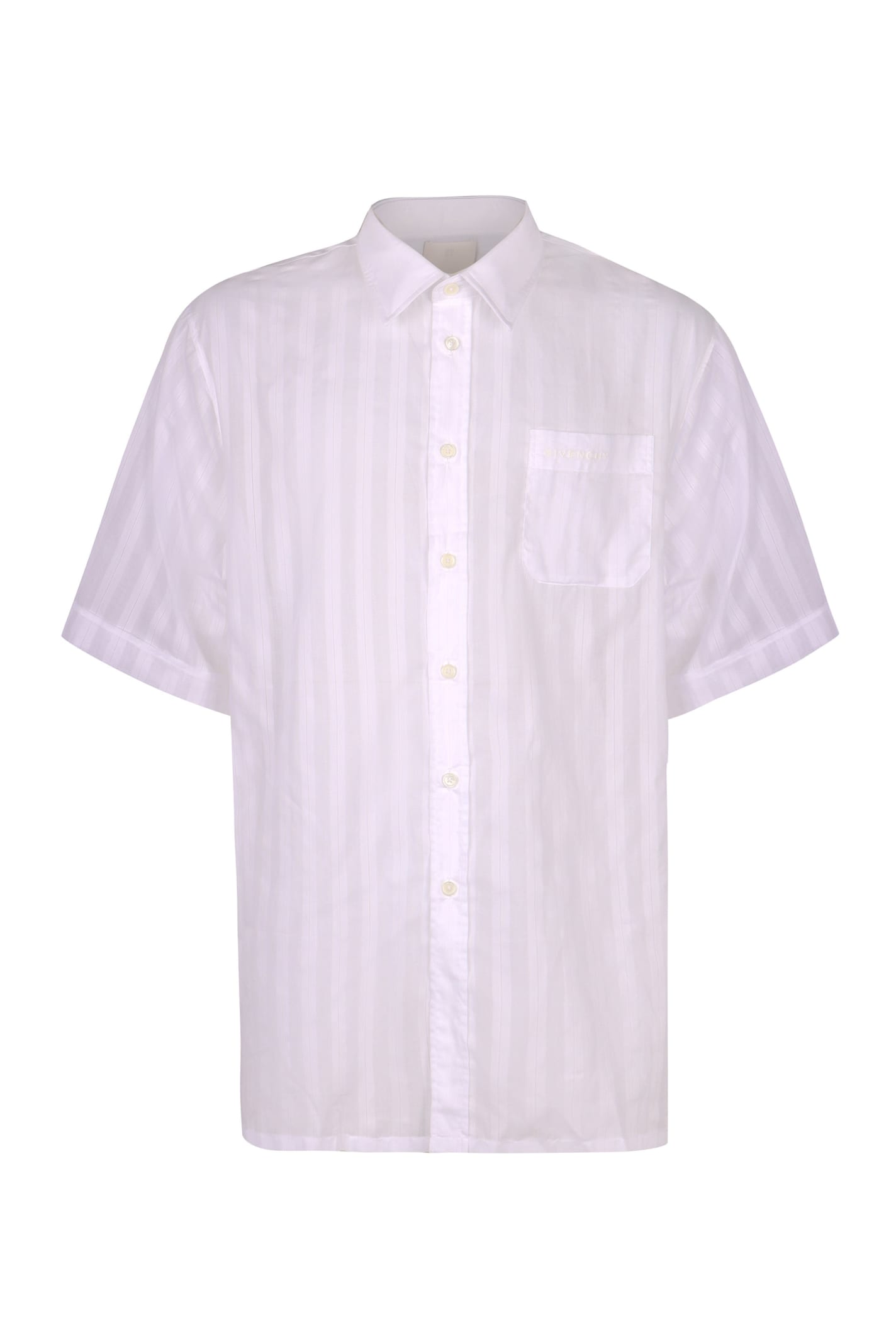 Givenchy 短袖棉质衬衫