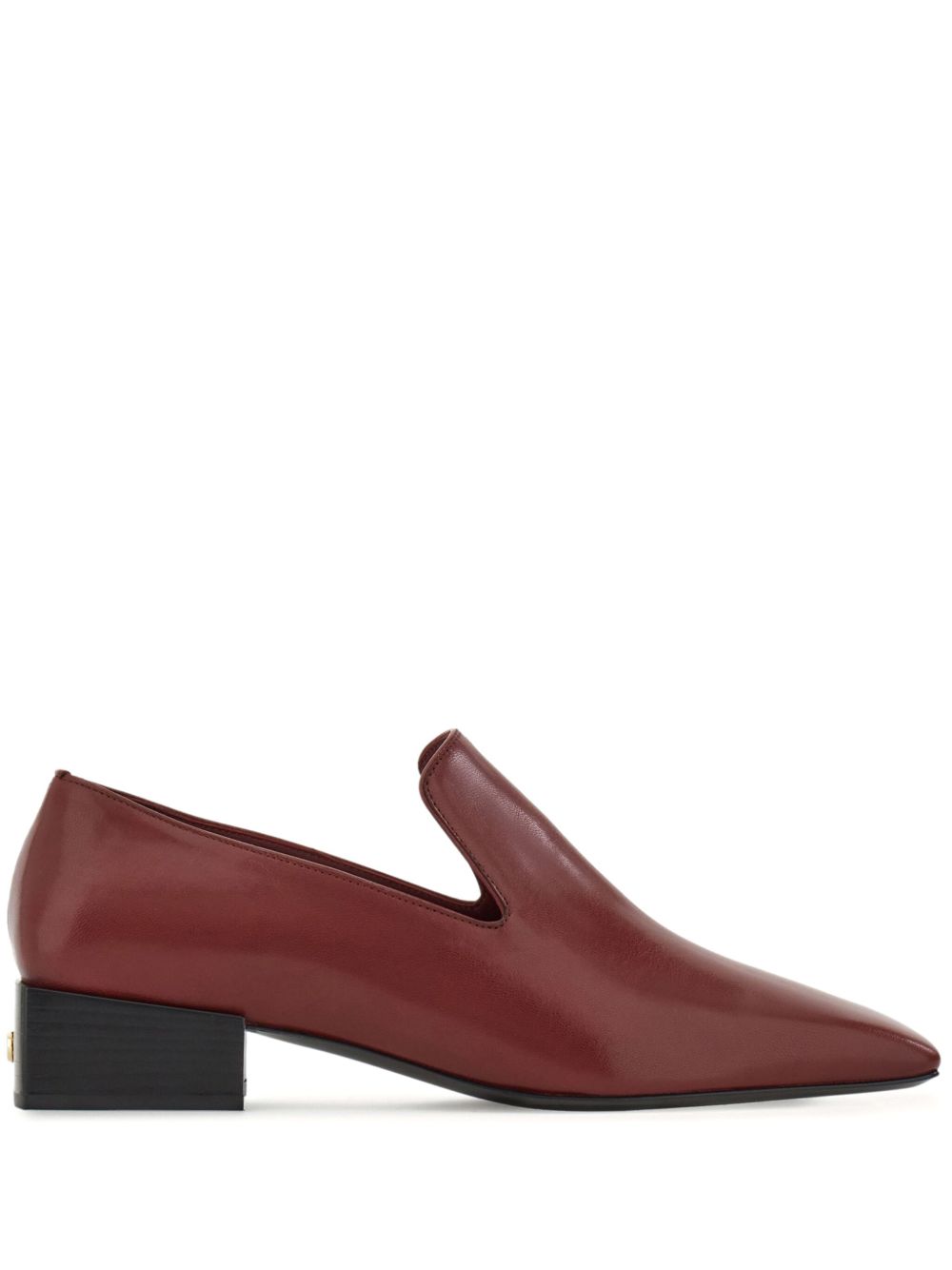 Ferragamo 方头乐福鞋 - 红色