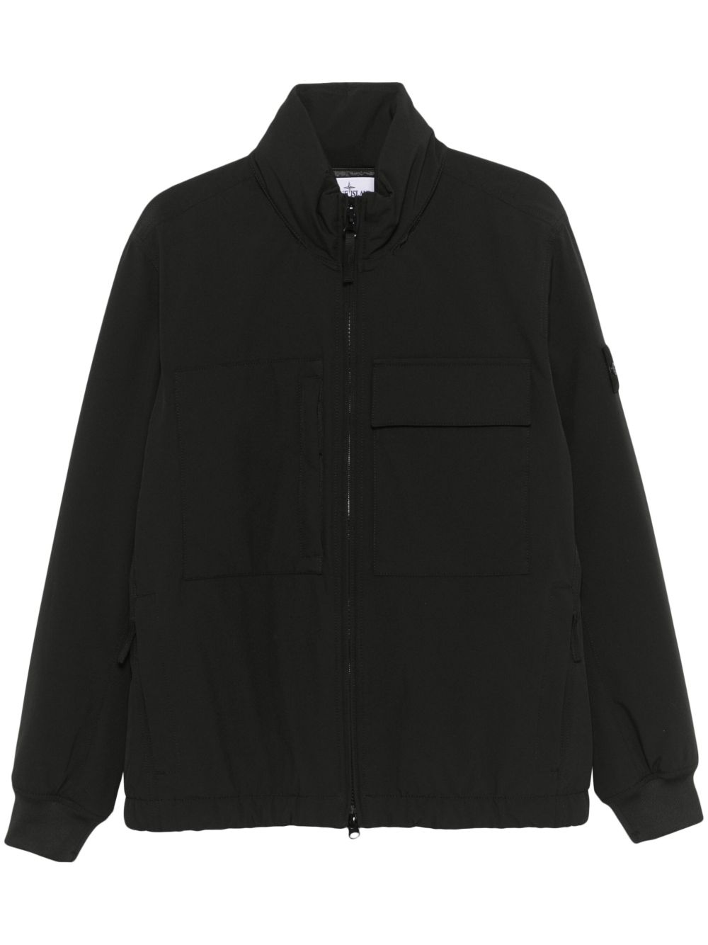 Stone Island 罗盘徽章夹克 - 黑色