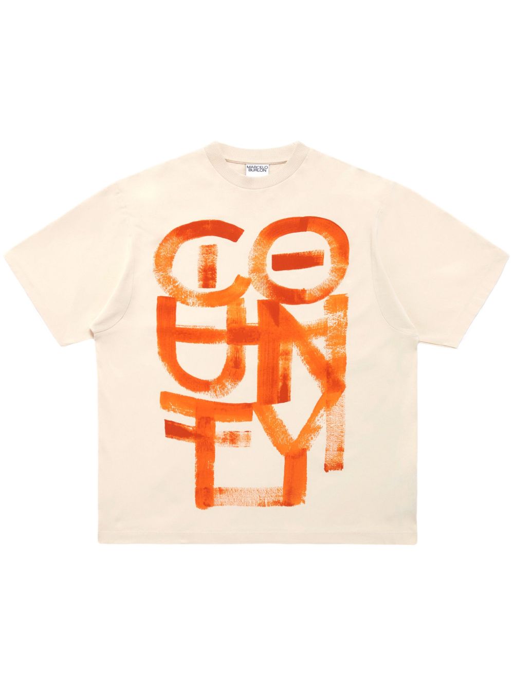 Marcelo Burlon County of Milan County Brush 棉T恤 - 中性色