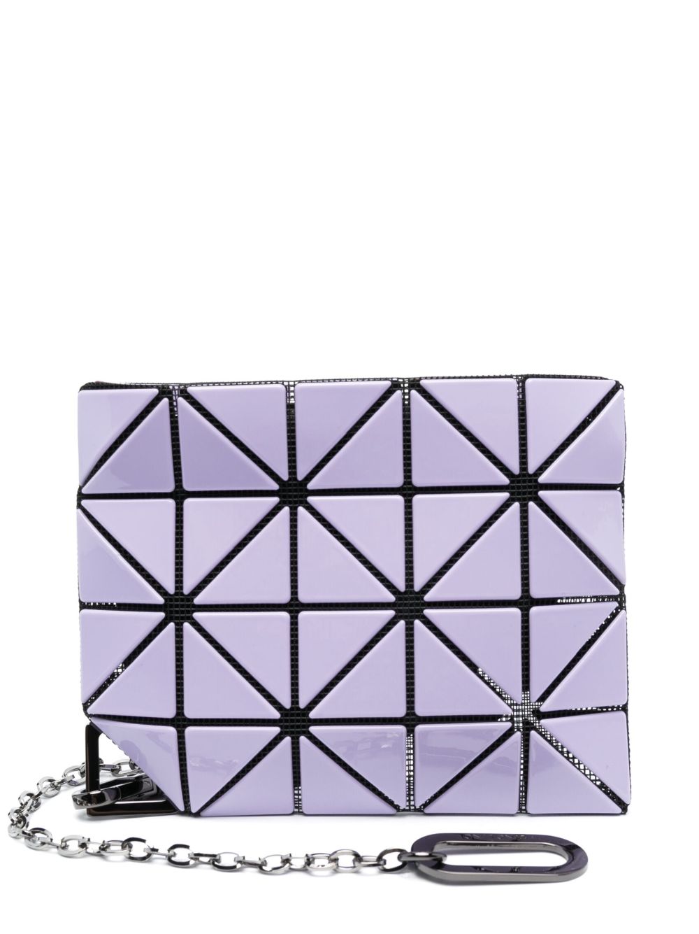 Issey Miyake 几何图案拼接钱包 - 紫色