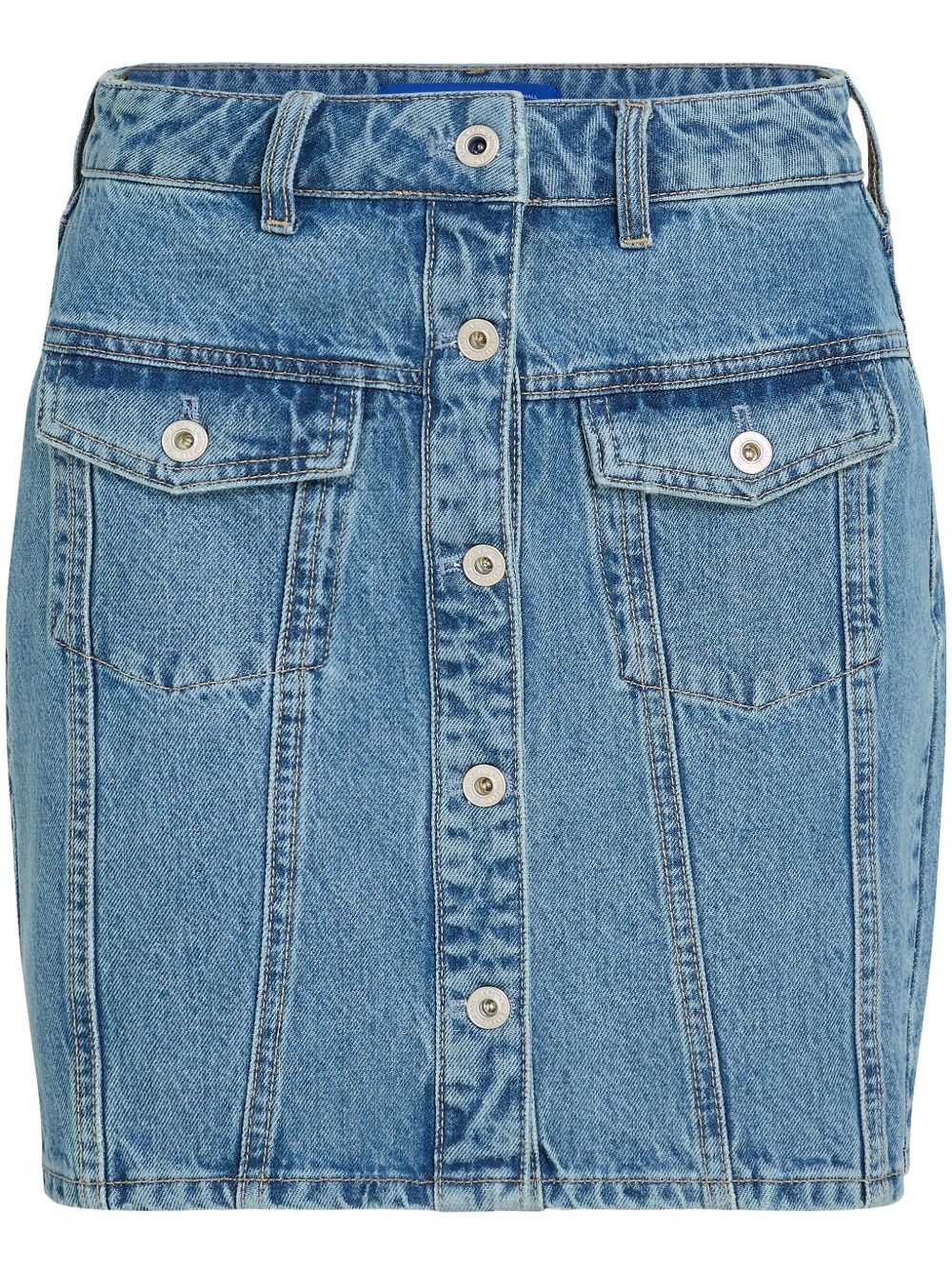 Karl Lagerfeld Jeans 迷你牛仔半身裙 - 蓝色