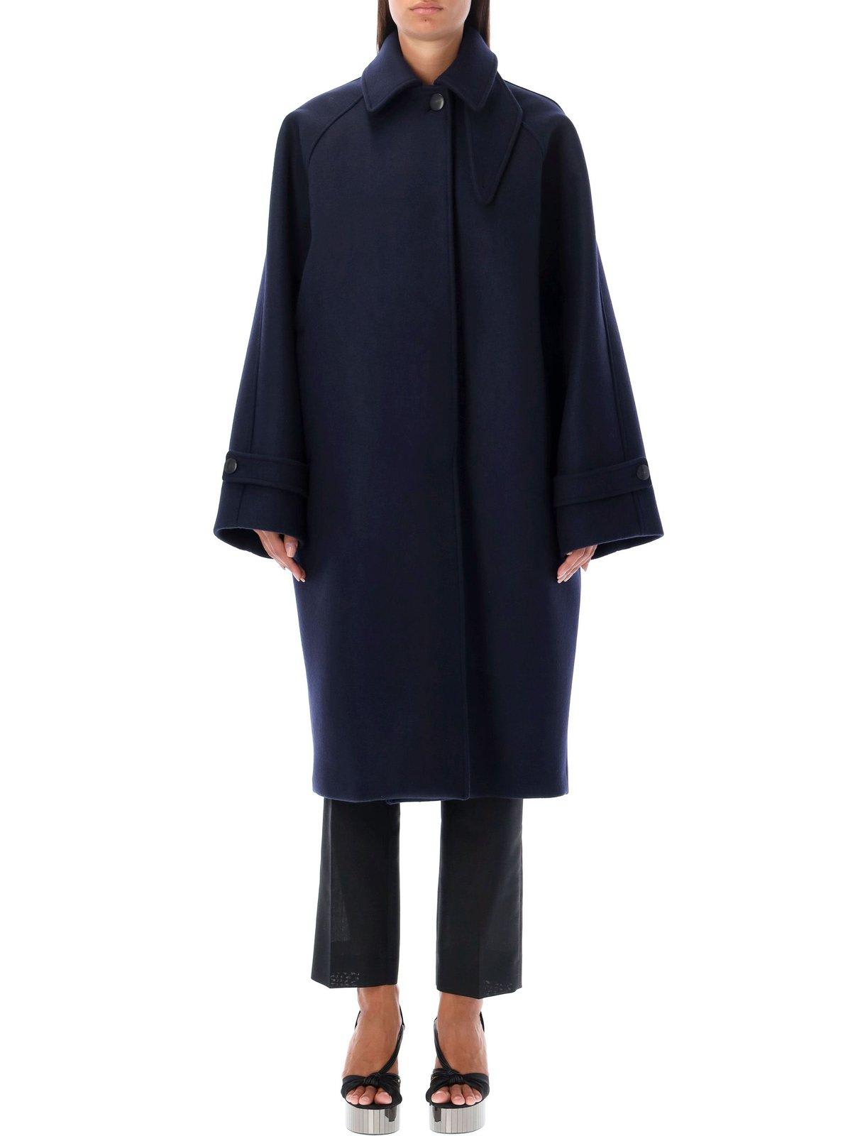 Ferragamo Single Breasted Long Sleeeved Coat