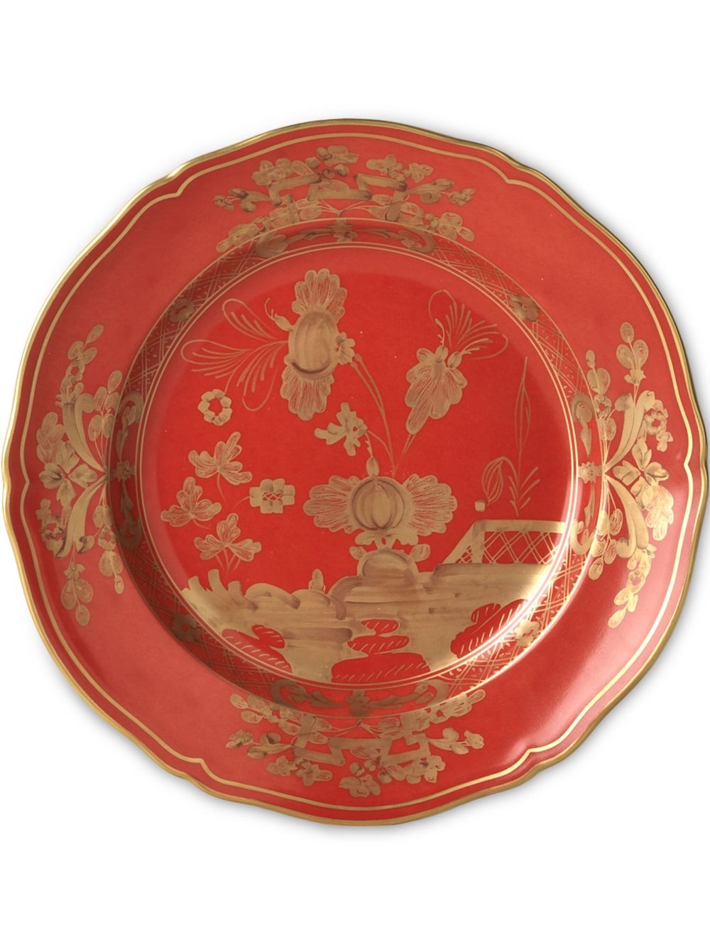 GINORI 1735 Oriente Italiano 点心盘（21厘米） - 红色