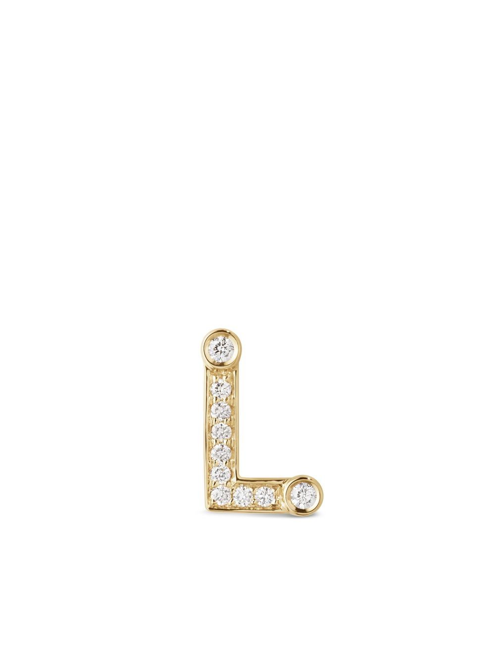 Sophie Bille Brahe 18K黄金 Petite L 耳钉 - 金色