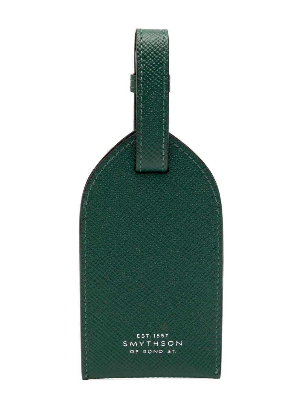 Smythson 皮质行李吊牌 - 绿色