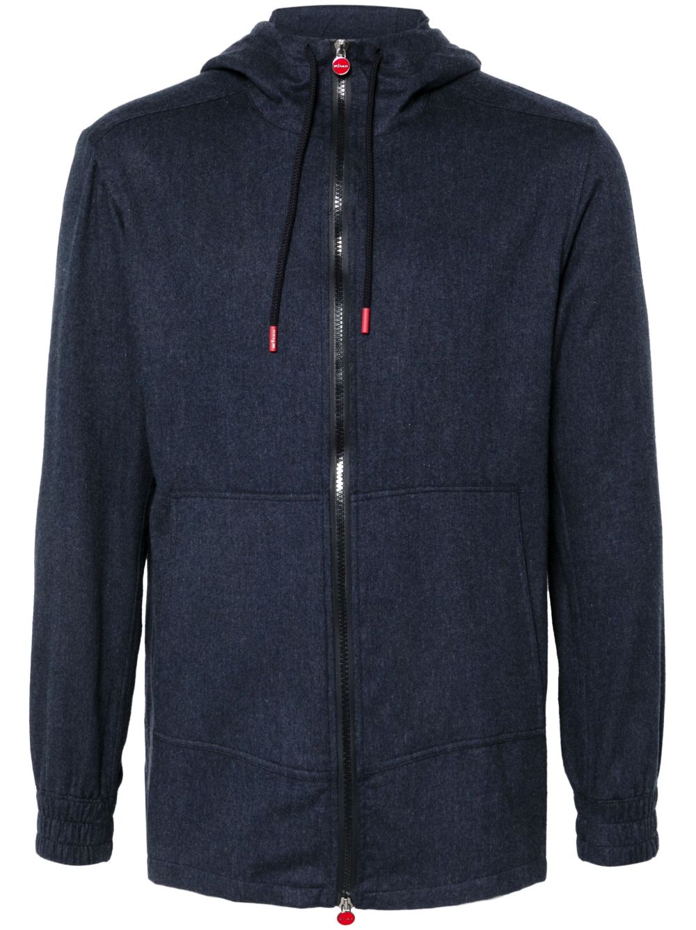Kiton 棉军风夹克 - 蓝色