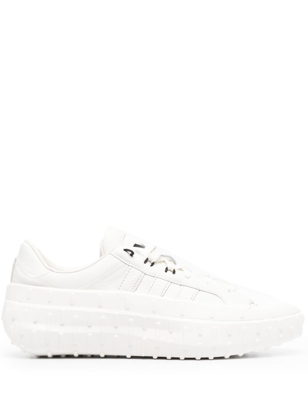 Y-3 皮质低帮运动鞋 - 白色
