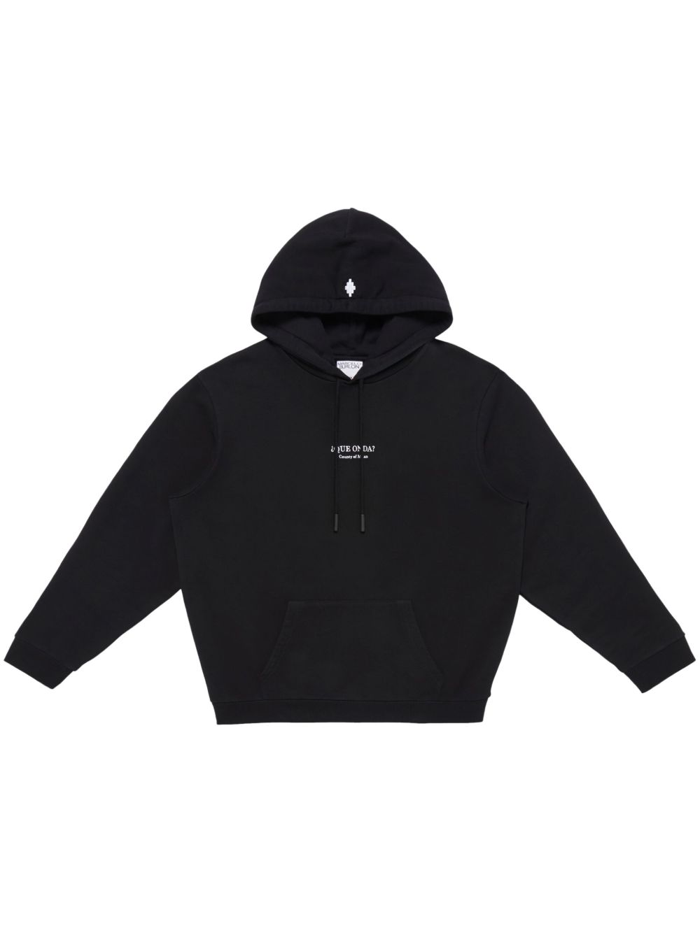 Marcelo Burlon County of Milan Que Onda 长袖连帽衫 - 黑色