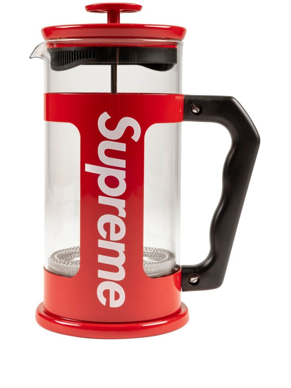 Supreme x Bialetti 硼硅酸玻璃法式滤压壶 - 红色