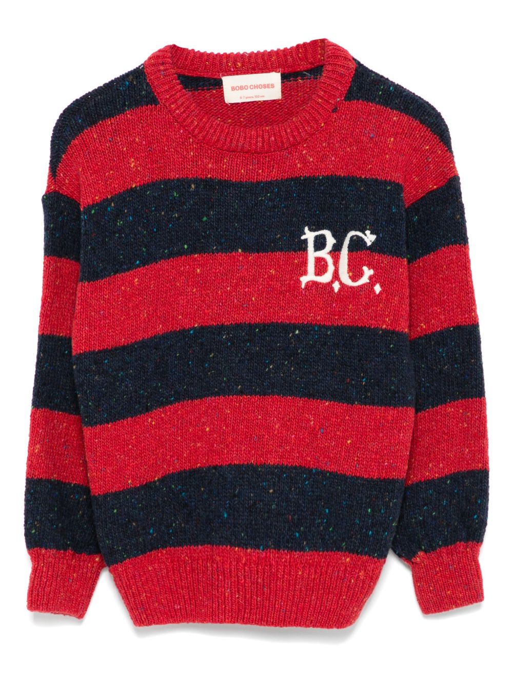 Bobo Choses B.C Vintage 条纹毛衣 - 红色