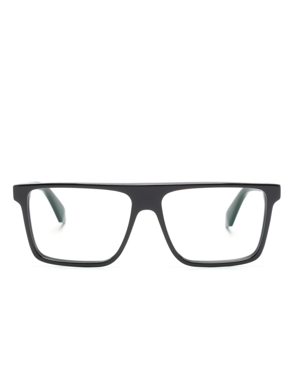 Off-White Eyewear Style 36 长方形镜框眼镜 - 黑色